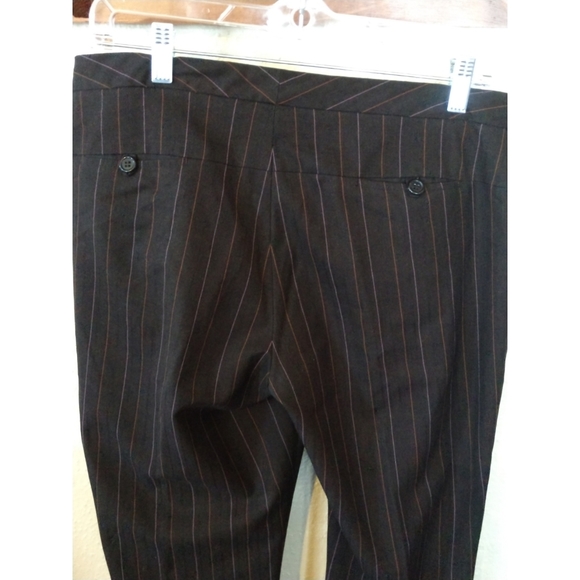 "The Limited" Drew Fit Flare Leg Pinstripe Trouser - Picture 9 of 12